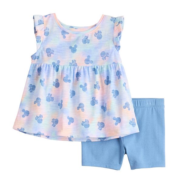 Disney's Baby Girl Flutter Sleeve Top & Shorts Set By Jumping Beans®