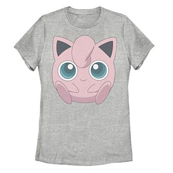 Juniors' Pokémon Jigglypuff Big Face Graphic Tee