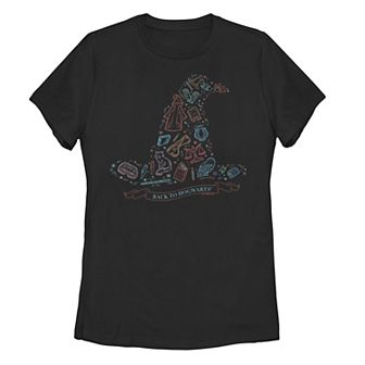 Juniors' Harry Potter: Deathly Hallows 2 "Back To Hogwarts" Graphic Tee
