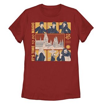 Juniors' Harry Potter: Deathly Hallows 2 "It's Time To Do Magic" Graphic Tee
