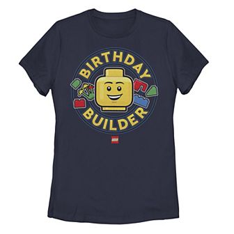 Juniors' Lego: Iconic "Birthday Builder" Graphic Tee