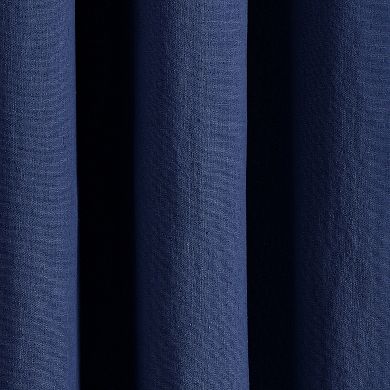 Lush Decor Insulated Blackout Linen Window Curtain Panel
