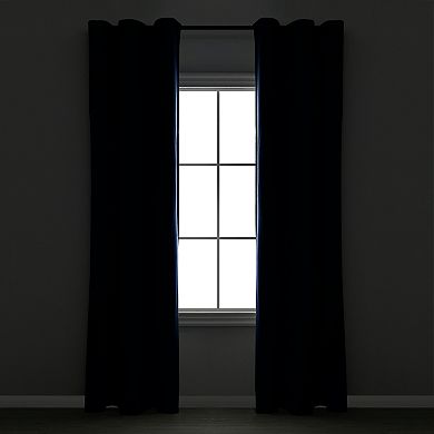 Lush Decor Insulated Blackout Linen Window Curtain Panel