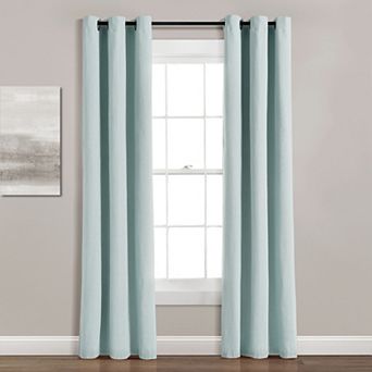 Lush Decor Insulated Blackout Linen Window Curtain Panel