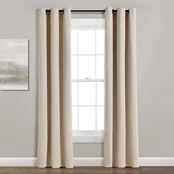 Lush Decor Insulated Blackout Linen Window Curtain Panel