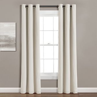 Lush Decor Insulated Blackout Linen Window Curtain Panel