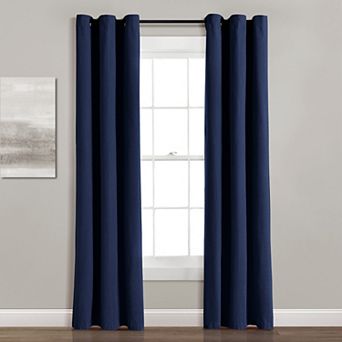 Lush Decor Insulated Blackout Linen Window Curtain Panel