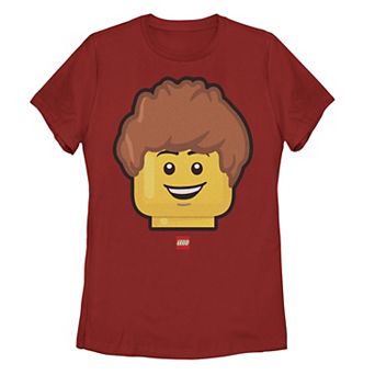 Juniors' Lego: Iconic Lego Big Face Figures Graphic Tee