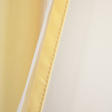 Lush Decor Umbre Fiesta Sheer Printed Light Filtering Window Curtain Panel