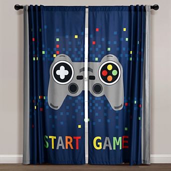 Lush Decor Video Games Window Curtain Panels