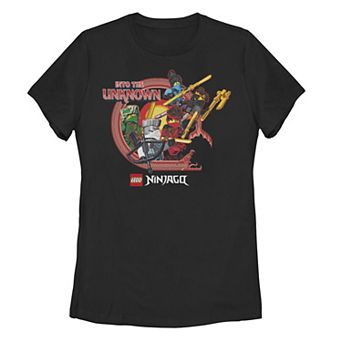 Juniors' Lego: Ninjago "Into The Unknown" Ninja Group Shot Graphic Tee