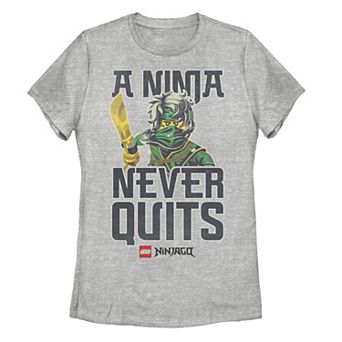 Juniors' Lego: Ninjago "A Ninja Never Quits" Lloyd Graphic Tee