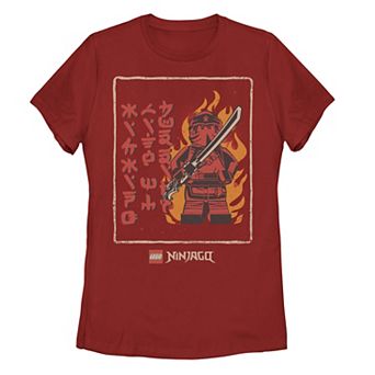 Juniors' Lego: Ninjago Kay Fire Ninja Kanji Graphic Tee