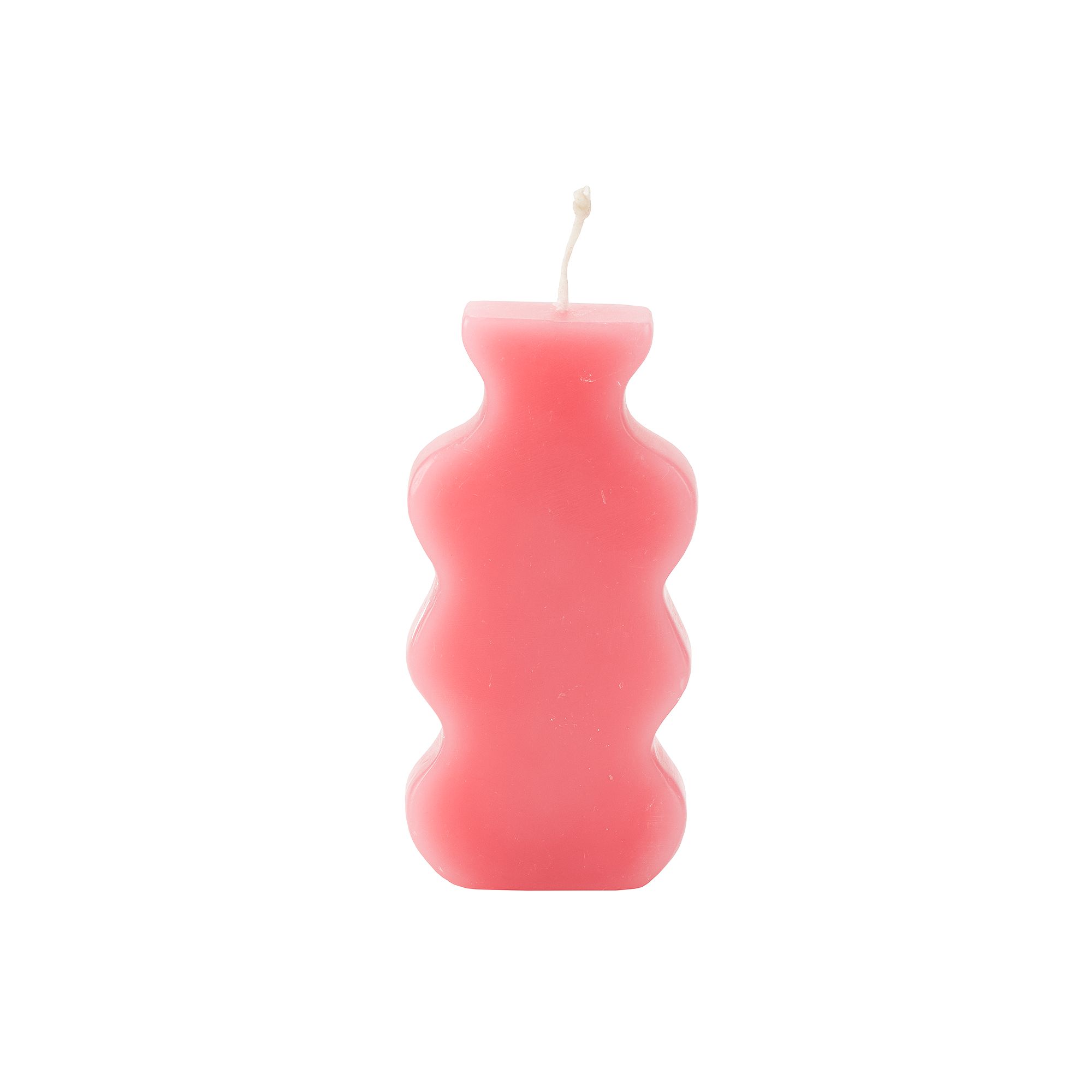 Global Good by To The Market Wavy Candle, Prism Pink