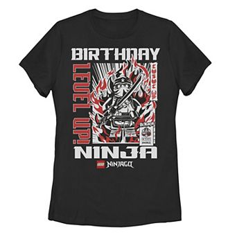 Juniors' Lego: Ninjago Kay "Level Up Birthday Ninja" Graphic Tee