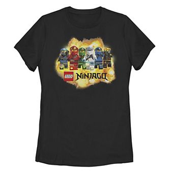 Juniors' Lego: Ninjago Ninja Elements Explosion Graphic Tee