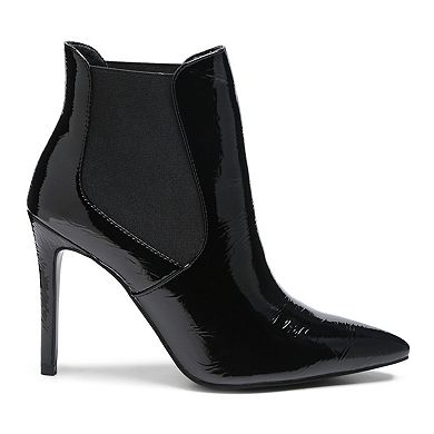 Rag & Co Molina Women's Leather High Heel Chelsea Boots