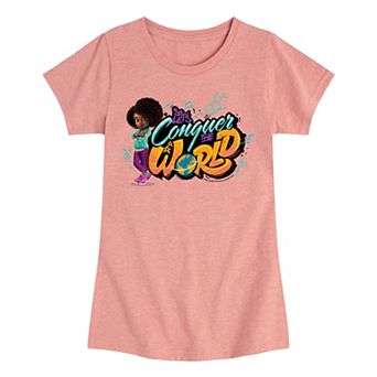 Girls 7-16 Karma's World Conquer Tee