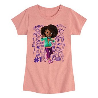 Girls 7-16 Karma's World Notebook Art Tee