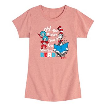 Girls 7-16 Dr. Seuss When You Read Tee