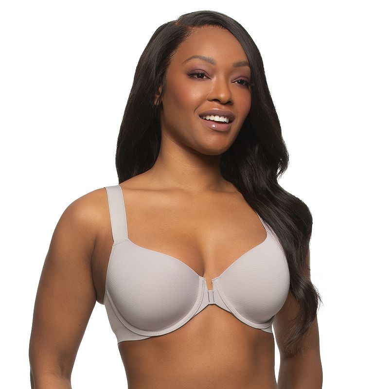 Paramour by Felina Paramour Utopia Front Close Contour Bra 155149, Women's, Size: 42 C, Gull Gray