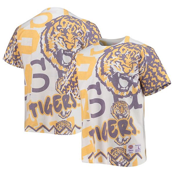 LSU Tigers Cutter & Buck Prospect Textured Stretch Polo - Gold