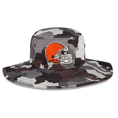 Men's New Era Camo Cleveland Browns 2022 NFL Training Camp Official Panama Bucket Hat