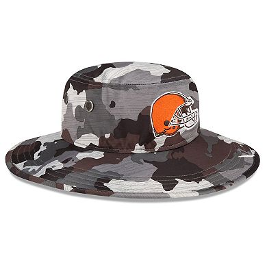 Men's New Era Camo Cleveland Browns 2022 NFL Training Camp Official Panama Bucket Hat