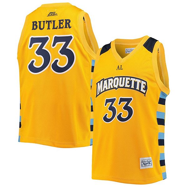 Men's Original Retro Brand Jimmy Butler White Marquette Golden