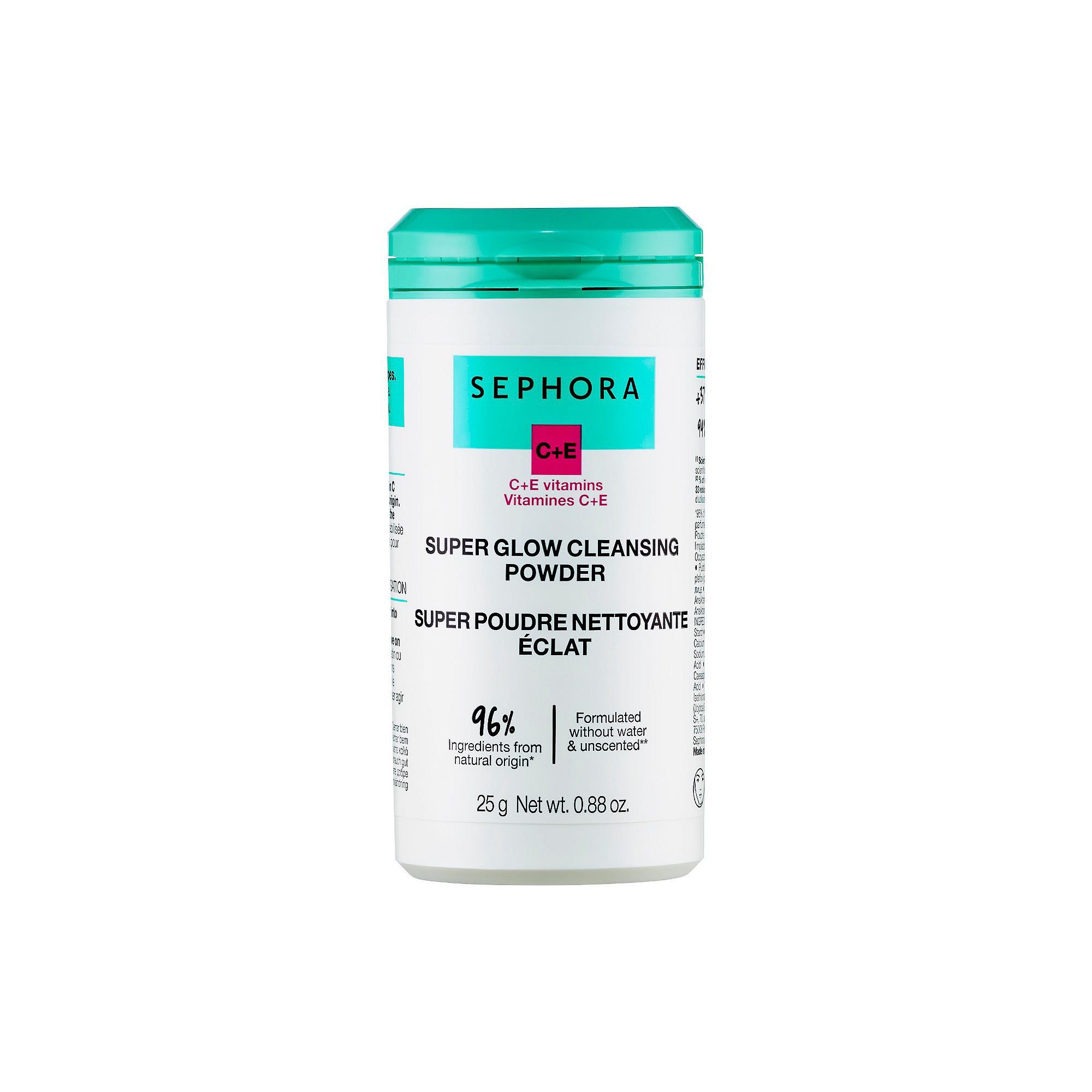 SEPHORA COLLECTION Super Glow Cleansing Powder Vitamins C+E, Size: 1.06 Oz,