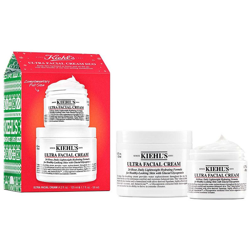 Ultra Facial Cream Hydrating Duo Holiday Gift Set, Multicolor