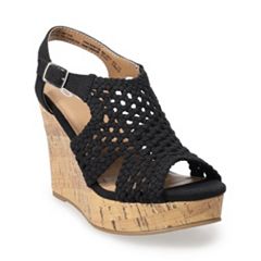 Kohls store wedge shoes