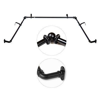 Rod Desyne 5/8" Blackout Bay Curtain Rod