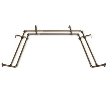 Rod Desyne 5/8" Double Blackout Bay Curtain Rod