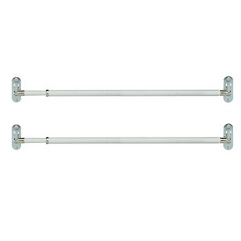 Rod Desyne Round Sash Rod 48"-84" 2-pack Set