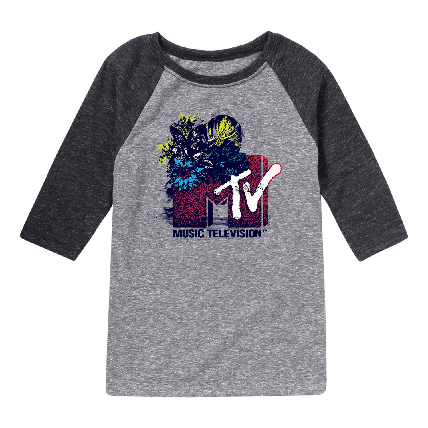 MTV Music Television Mens Beige Size Extra Large Retro Graphic Logo T-Shirt