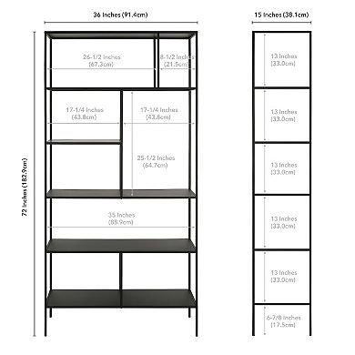 Finley & Sloane Winthrop Rectangular Bookcase