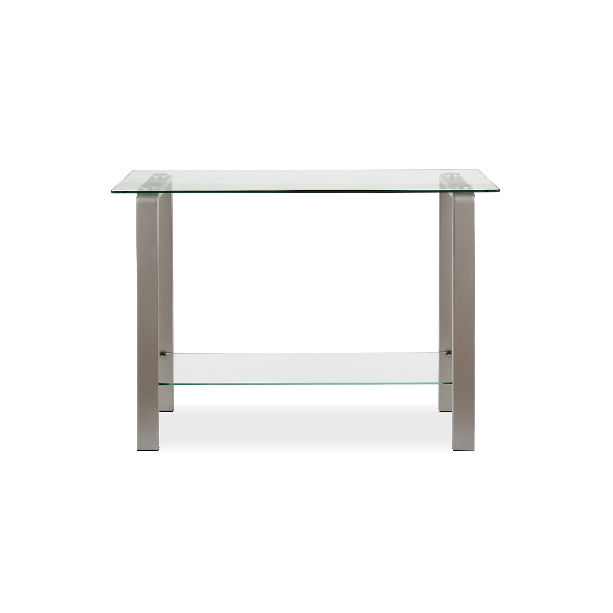 Finley & Sloane Asta Rectangular Console Table, Nickel