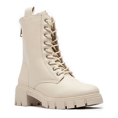 Qupid white boots online