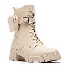 White hot sale boots kohls