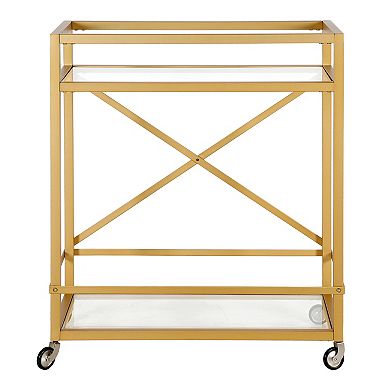 Finley & Sloane Wilson 2-Tier Bar Cart