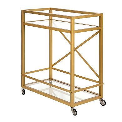 Finley & Sloane Wilson 2-Tier Bar Cart