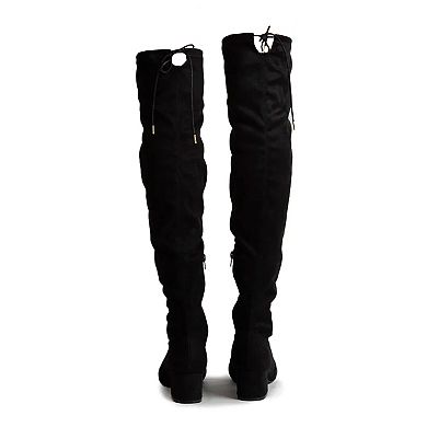 Qupid Sign-03 Women's Over-The-Knee Boots