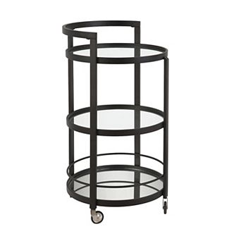 Finley & Sloane Hause 3 tier Round Bar Cart
