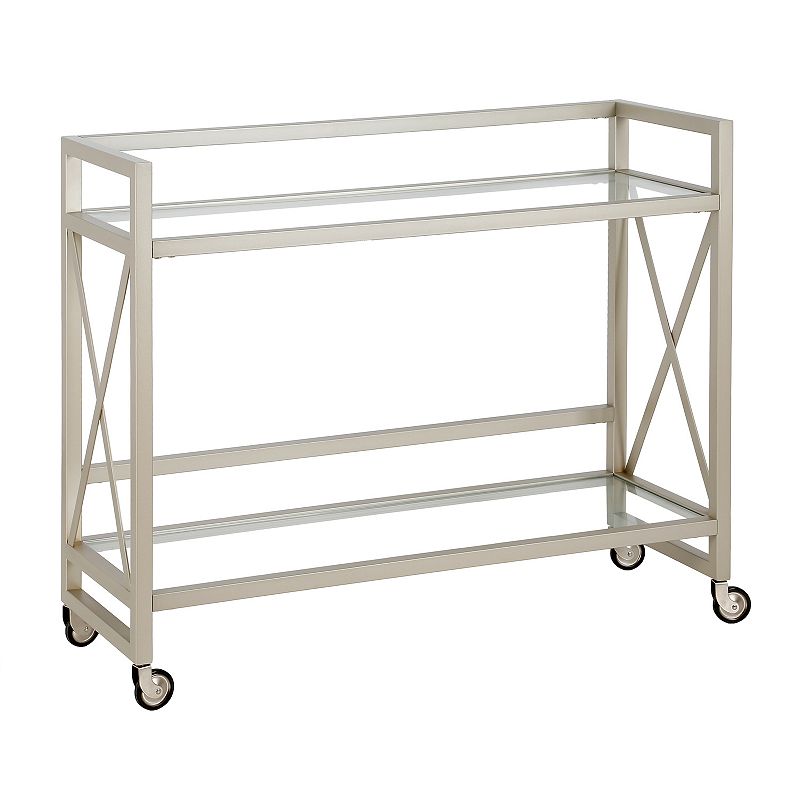 Camden&Wells - Holly Bar Cart - Satin Nickel