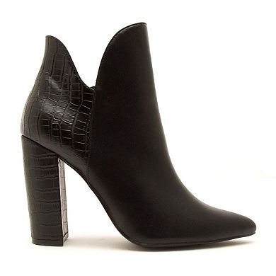 Qupid Signal-84X Women's Heeled Ankle Boots