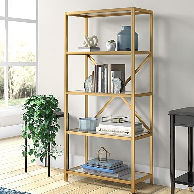 Finley & Sloane Etta 4-Shelf Bookcase