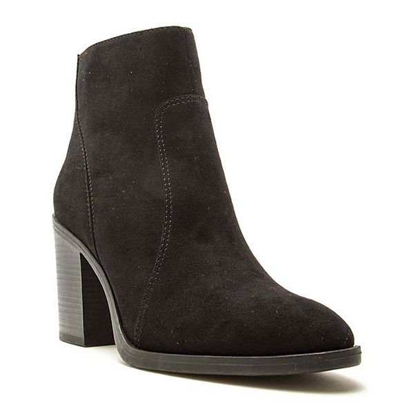 Qupid Snatch01 Women's Block Heel Ankle Boots