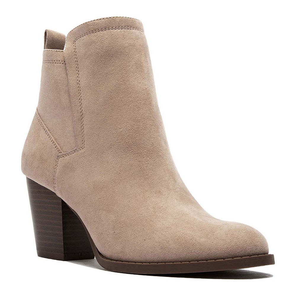 Qupid Triple Buckle Cowgirl Ankle Boots