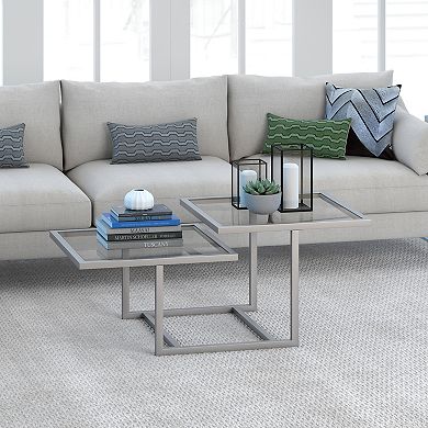 Finley & Sloane Amalie 43'' Wide Square Coffee Table